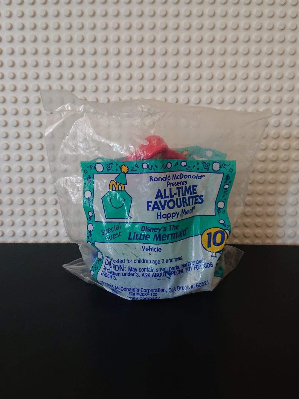 1994 McDonald's Disney Favourites - Little Mermaid Ariel - Sealed Mcdonalds Toy